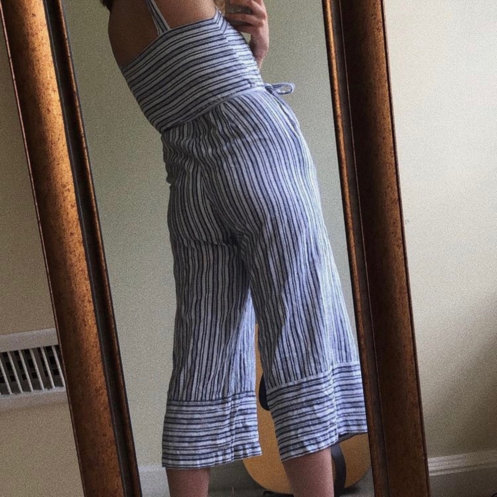 striped romper